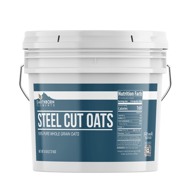 Earthborn Elements Steel Cut Oats (1 Gallon), Also Called Irish