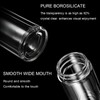 COMI Tea Bottle, 14 oz, Borosilicate Glass, Double Wall, Infuser
