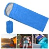 Adult Outdoor Envelope Sleeping Bag with Hood Waterproof for Camping