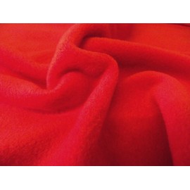 Quality Anti Pil Polar Fleece Fabric Material - Bright RED, 1Mtr - 150cmx100cm