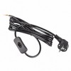 Mextronic Power Cable 3 m Schuko Earthing Contact Plug +