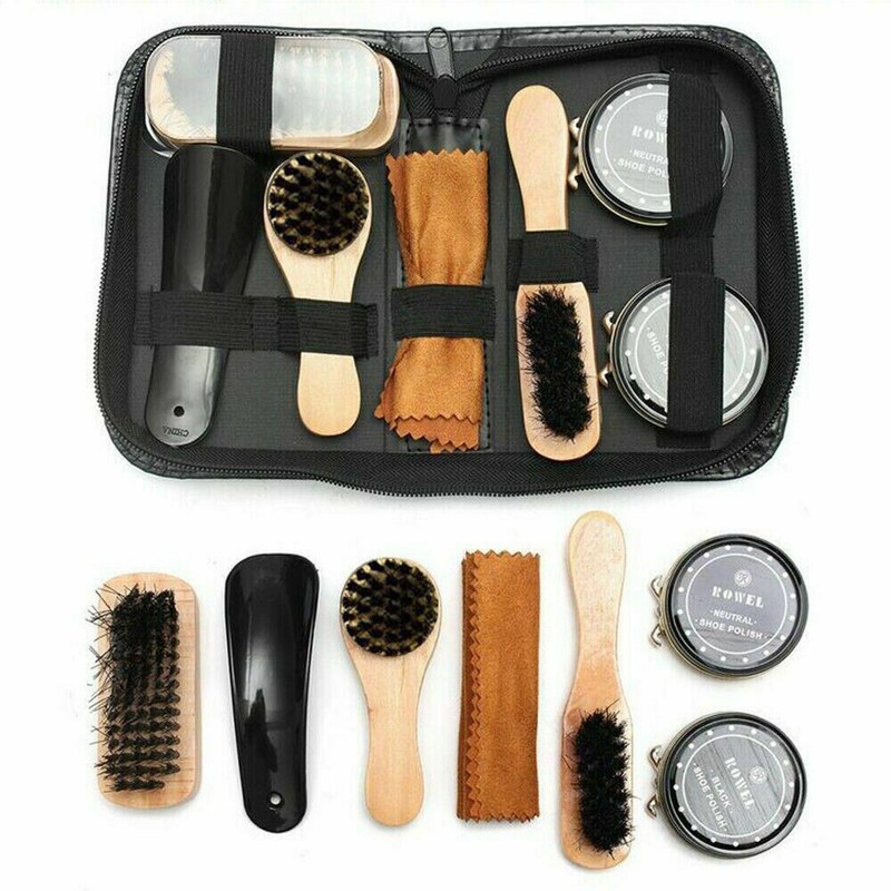 Unbranded Cleaning Brush Shine Care Kit Polish Brush Set Kit