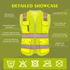 Rhino Hit Reflective Safety Vest for Men Women with 8