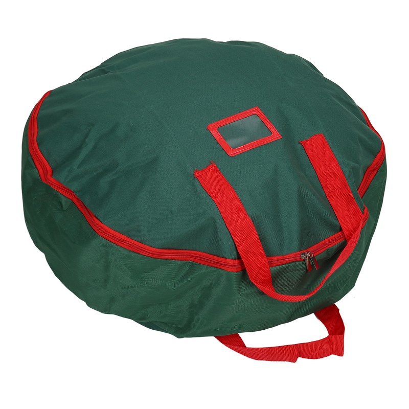 Christmas Wreath Storage Bag 600D Oxford Cloth Waterproof Tear Resistant