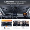 [2026 Upgraded] DooGooCoo Windshield Sun Shade Umbrella for Toyota Rav4