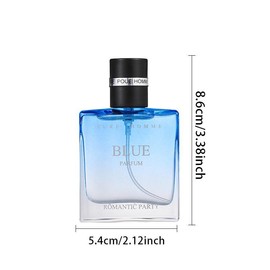 Men's Light Fragrance Cologne Perfumes, 2 Counts Long Lasting Perfumes, For Work Travel And Daily Use