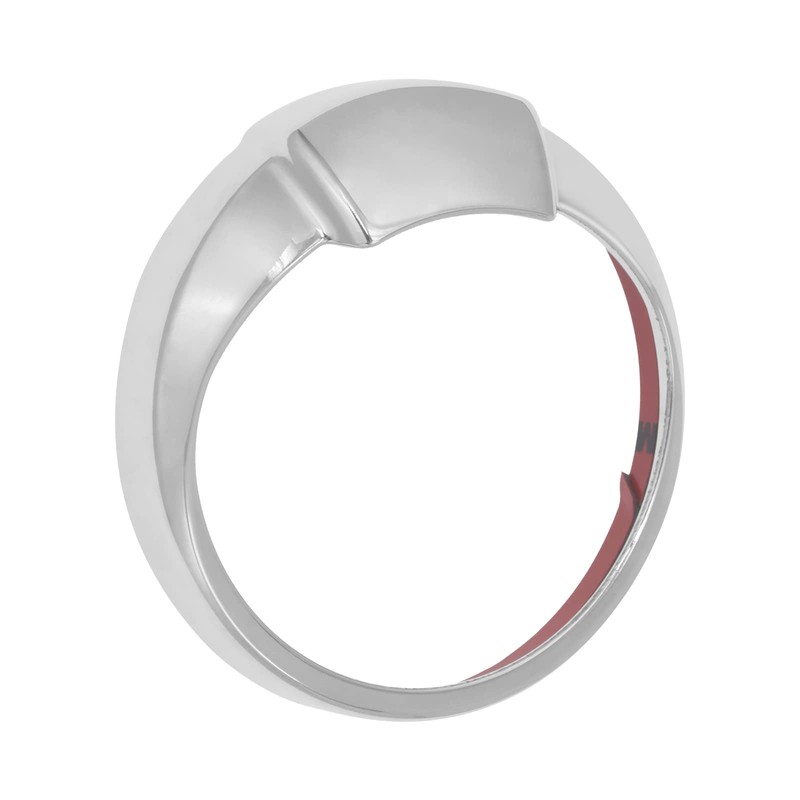 HDBUBALUS Motorcycle 5" Speedometer Trim Ring Bezel Visor Cover for