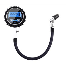 MACHSWON ElitePro Digital Tire Pressure Gauge Professional Accuracy 100 PSI Steel Brass