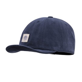 Croogo Men's Umpire Cap, Short Brim, Soft, Breathable, Solid, Simple, Cotton, Short Brim Cap, Running, Tennis, School, Commute, Outdoor, Spring, Summer, Autumn, Winter, G-DY10-Navy Blue