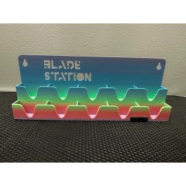 CHEPAW   Pet Grooming BLADE STATION  RAINBOW   Blade holder Organizer ( Andis)  10 pcs