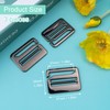 HINZIC 3PCS G-Hook Wave Buckles 1.48inch Strong Metal Ladder Lock