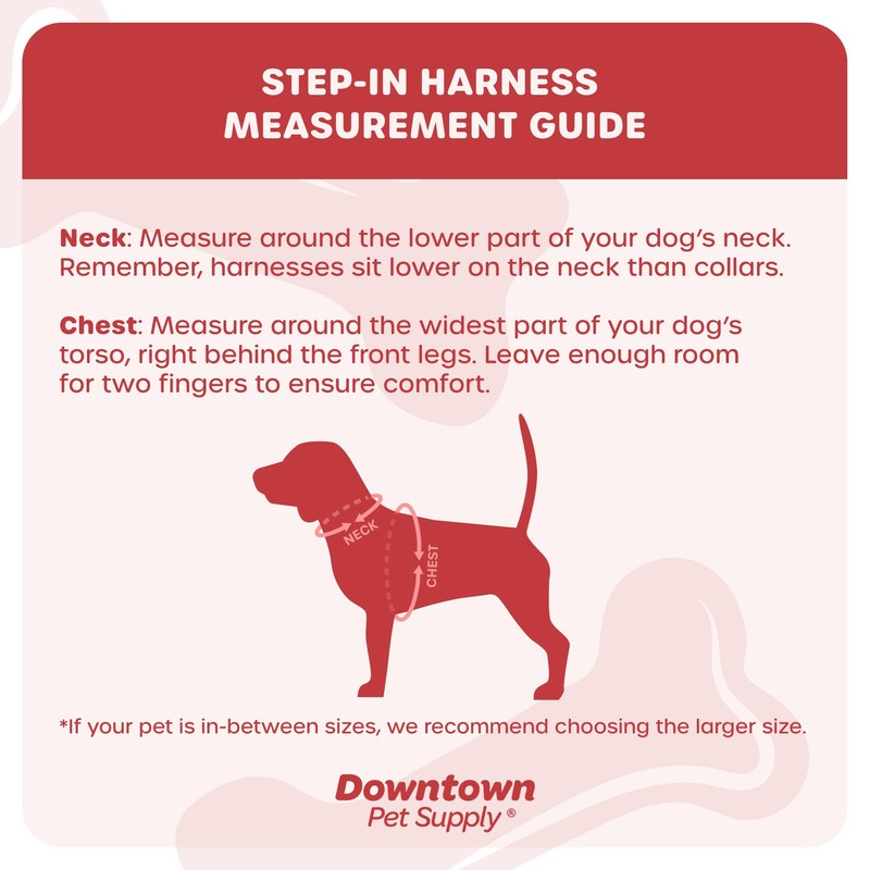 Downtown Pet Supply Step-in Dog Harness – No Pull, Adjustable