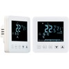 revolt Flush-Mounted Room Thermostat: Set of 2 Wall Thermostats for