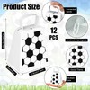 Boao 12 Pcs Soccer Cowbells Bulk 4 Inch Metal Cowbells