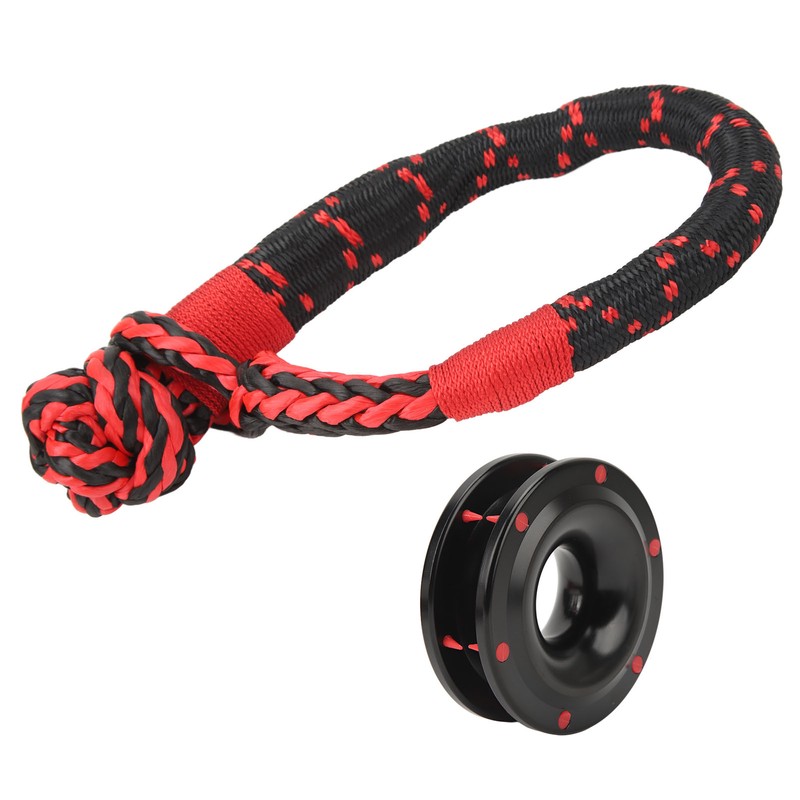 Rope Retention Pulley Soft Shackle Combo 22000lbs Heavy Duty for