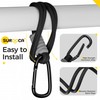 SURDOCA Baby Stroller Hooks, Stroller Clips and Hooks for Diaper
