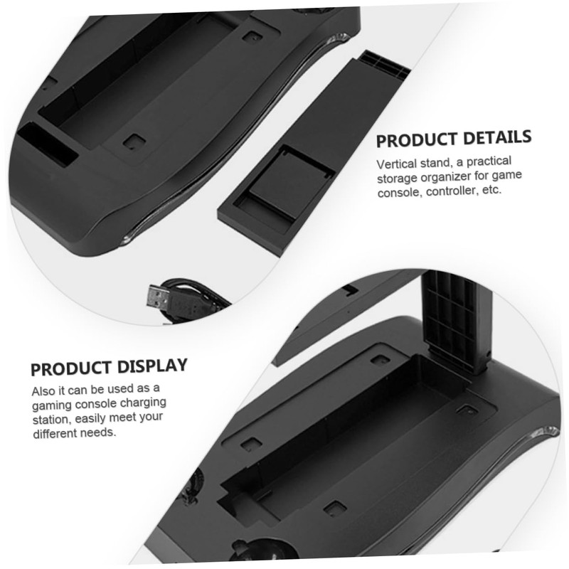 TEHAUX VR Game Console Controller Charging Station Stand Compact Multi