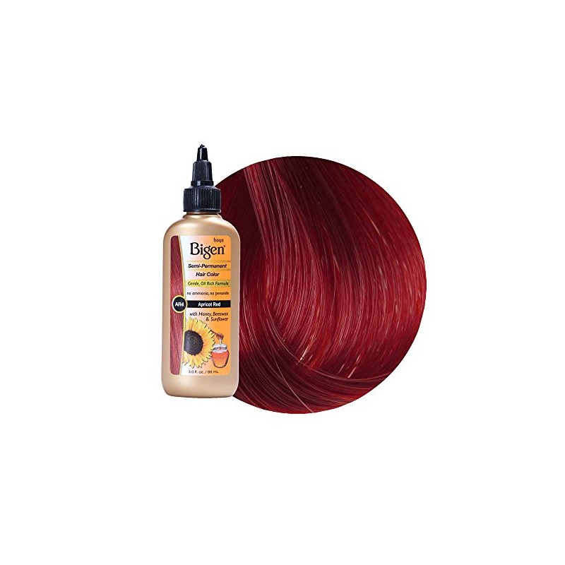 Bigen Semi-Permanent Haircolor #Ar4 Apricot Red 3oz (3 Pack)