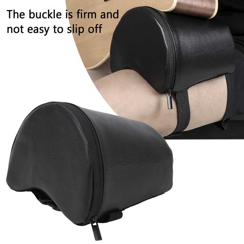Guitar Pad Soft Memory Foam Leg Cushion Elastic Strap Instrument