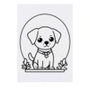 Azeeda 'Süßer Welpe' Temporäres Tattoo - Hautfreundlicher & Ungiftiger Abziehbild