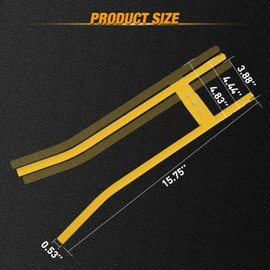 GOOACC Truck Brake Spring Tool LT890 Heavy Duty Truck Brake Spring Slack Adjustable Tool Anchor Pin Spings Installer for Semi Trucks Brake Spring Pliers Air Drum Brake Shoe Spring Tools LTI 890 Yellow