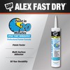 DAP Alex Fast Dry Acrylic Latex Caulk Plus Silicone, White,
