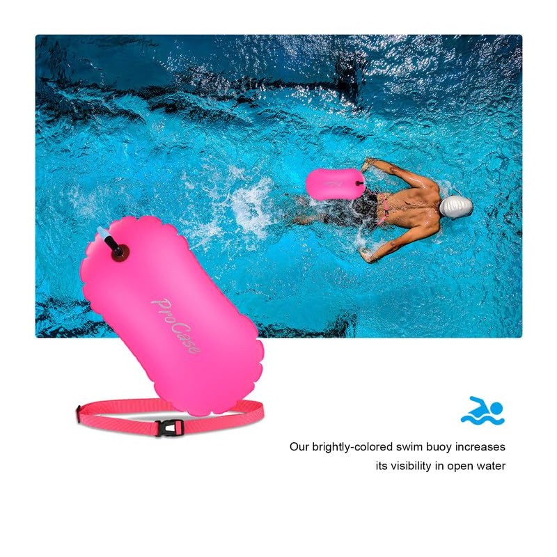 ProCase Swim Buoy Float, Swimming Bubble Safety Float with Adjustable