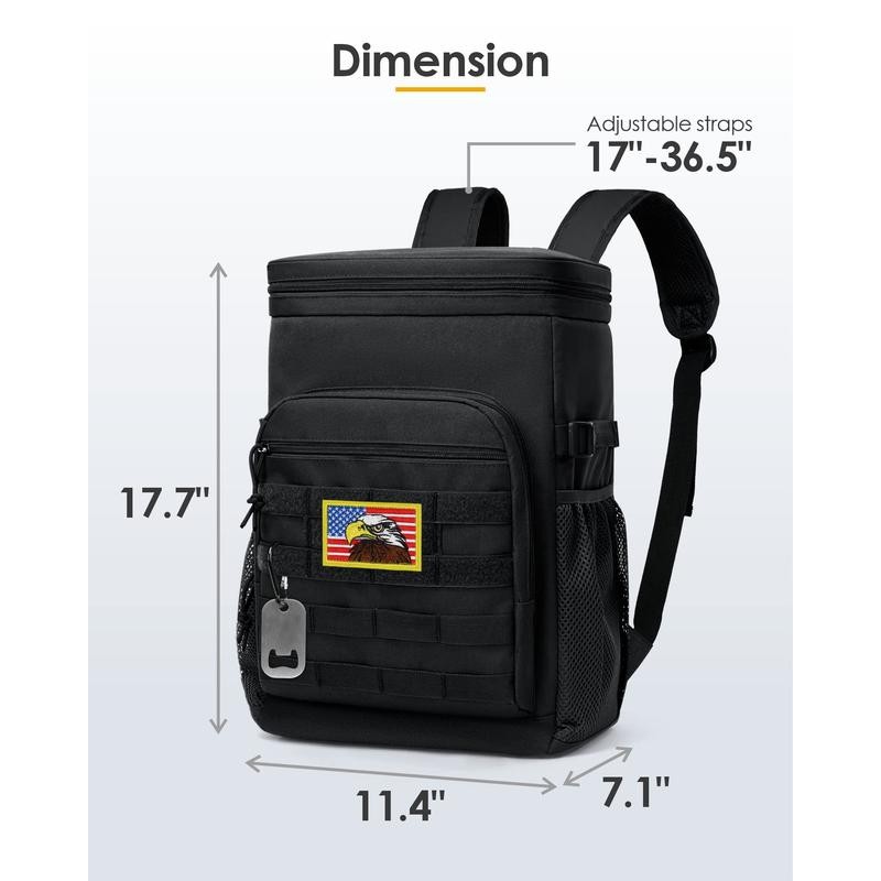 Cambond Backpack Cooler 38 Cans Tactical Lunch Backpack for Men