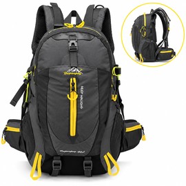 40L Hiking and Travel Backpack, Black