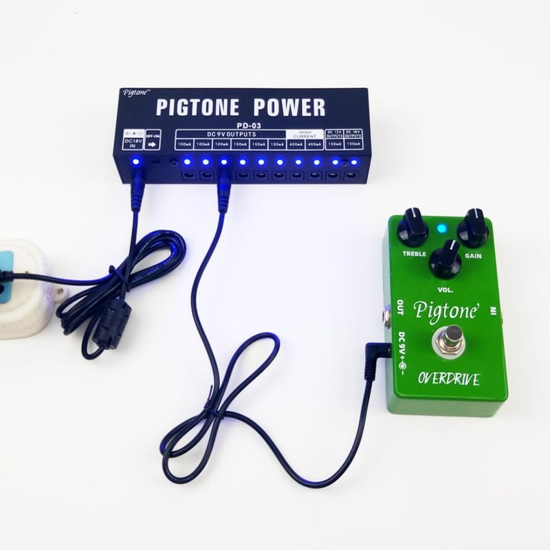 10 Isolated DC Output for 9V/12V/18V 100mA 400mA Effect PedalGuitar
