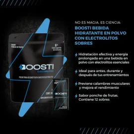 Boosti Electrolitos En Polvo  12 Sobres De Hidratación                                                                                                