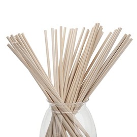 Wood Dowel Rods Wooden Dowels for Crafts, 50 PCS 1/4 x 15 Wooden Sticks for Crafts, Round Macrame Dowels, Unfinished Small Wood Sticks for Crafting, Lollipops, Tiered Cake, Photo Booth Props