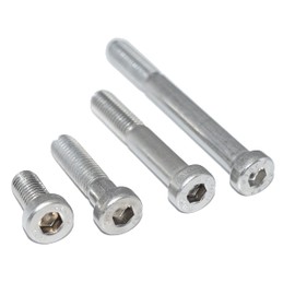 Cylindrical screws with hexagon socket, M6 x 65, 25 pieces, DIN 7984, A2, stainless steel, low head