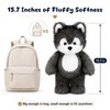 Cudhug Husky Stuffed Animal, Cute Huggable Plush Toy Gift for