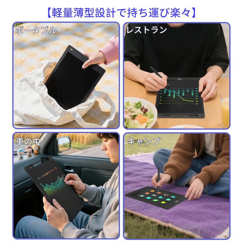 KTEBO 2 Pack LCD Writing Tablet 8.5", Age 2-4 5-7