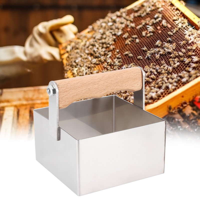 10.5x10.5x10.3cm Stainless Steel Honey Cutter Cutting Tool Beekeeping Tool Accessories