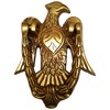 Purpledip Antique Eagle Hawk Brass Door Knocker (11593)