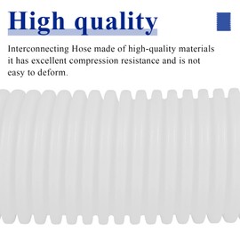 Shuisen Pool Sand Filter Pump Hose 10 Inch Compatible with Intex Pool Sand Filter Pumps & Saltwater Systems, 11763 Pool Sand Filter Interconnecting Hose