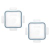 Snapware 8704-PC 4-Cup Total Solutions Lid w/Blue Spruce Gasket (2-Pack)