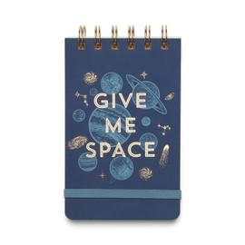 Designworks Ink Vintage Style Spiral Notepad 3.5" x 5.75" Aesthetic Desk Accessories & Funny Office Supplies for School, Office & Small Business - Give Me Space
