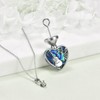 CRMAD Guitar Urn Necklaces for Ashes for Women Sterling Silver
