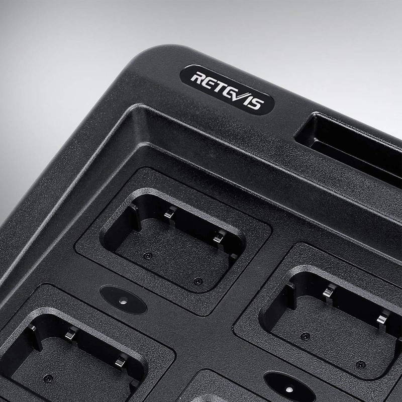 Retevis RT29 Ailunce HD1 Walkie Talkie Six-Way Charger, Practical Multi