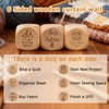 GDGJWL Quilters Dice - 6 Sided Wooden Dice for Quilting,