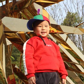 PRETYZOOM Baseball Hat for Adults, Removable Propeller Baseball Hat Beanie Hat Blue