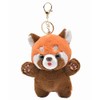 Kagaminodo Red Panda Keychain, Plush, Cute, Mini, Small Animals