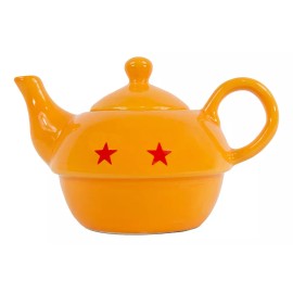Taza Tetera Dragon Ball Z Esfera Estrellas Edicion Limitada Color Amarillo