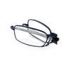Foster Grant Gideon Rectangular Reading Glasses, Blue/Transparent, 64 mm, +2.50