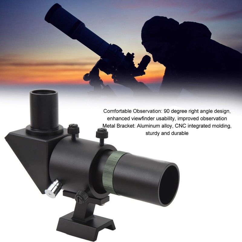 ciciglow 6X30 Finder Scope Right Angle Optical Viewfinder 120mm Focal