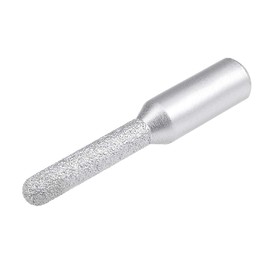 sourcing map 8mm Diamond Straight Router Bit Brazed Cylinder Profile Wheel 1/2-inch Shank for Stone Marble
