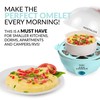 Nostalgia Retro Electric Large Hard-Boiled Egg Cooker, 7 Capacity, Poached,
